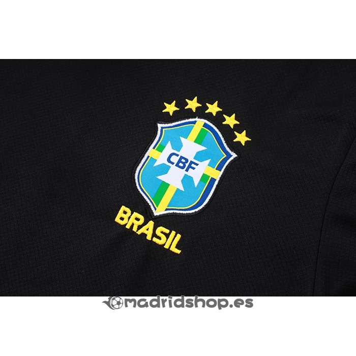 Chandal del Brasil Manga Corta 2026-27 Negro - Pantalon Corto